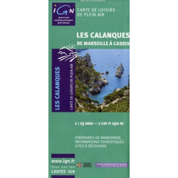 Achat Carte randonnées IGN - Les Calanques