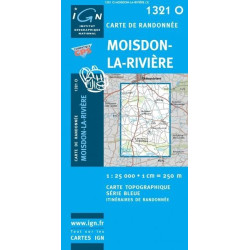 Achat Carte randonnées IGN - 1321 O - Moisdon La Rivière