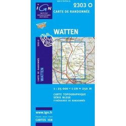 Achat Carte randonnées IGN - 2303 SB Watten Wormouth Cassel