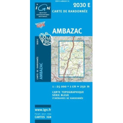 Achat Carte randonnées IGN - 2030 E - Ambazac