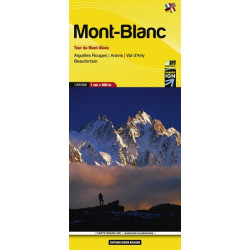 Achat Carte randonnées - Mont-Blanc, Aiguilles Rouges- Didier Richard