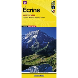 Achat Carte randonnées - Écrins, Massif et parc national, Grande Rousse, Cerces, Clarée - Didier Richard