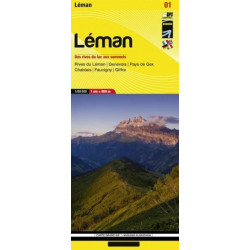 Achat Carte randonnées - Léman - Didier Richard