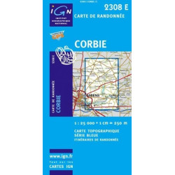 Achat Carte randonnées IGN - 2308  SB  Corbie Amiens