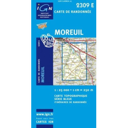 Achat Carte randonnées IGN - 2309  SB  Moreuil Saleux