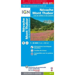 Achat Carte randonnées IGN - 3535 OTR - Névache