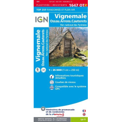 Achat Carte randonnées IGN - 1647 OTR - Vignemale