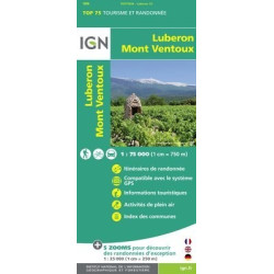 Achat carte randonnées - Camargue, Alpilles - TOP75 IGN