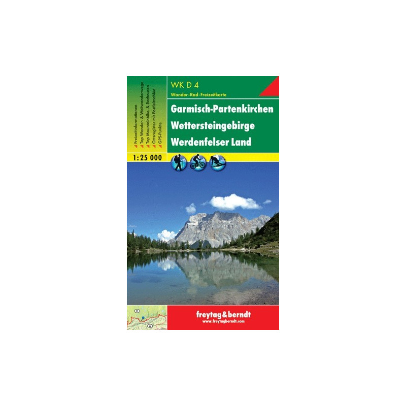 Achat Carte randonnées Garmisch-Partenkirchen Freytag 4