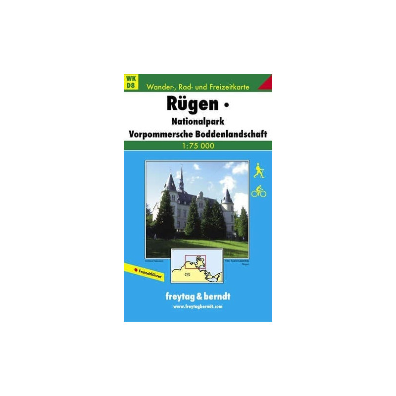 Achat Carte randonnées Rügen, Nationalpark Vorpommersche  Freytag 8