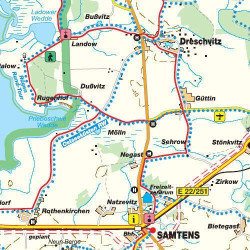 Achat Carte randonnées Rügen, Nationalpark Vorpommersche  Freytag 8