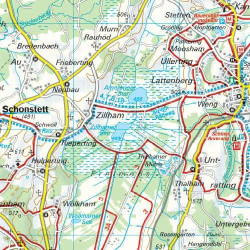 Achat Carte randonnées Chiemsee, Traunstein Freytag 9