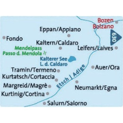 Achat Carte randonnées Südtiroler Weinstraße/La Strada del Vino  Kompass 685