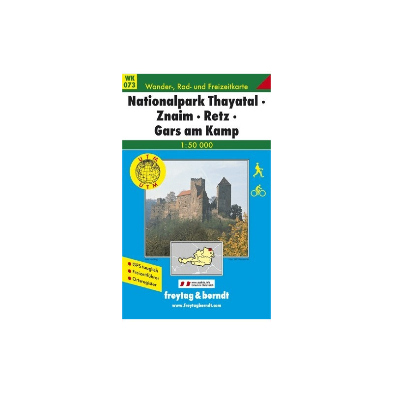 Achat Carte randonnées National Park Thayatal, Znaim, Retz  Freytag 073