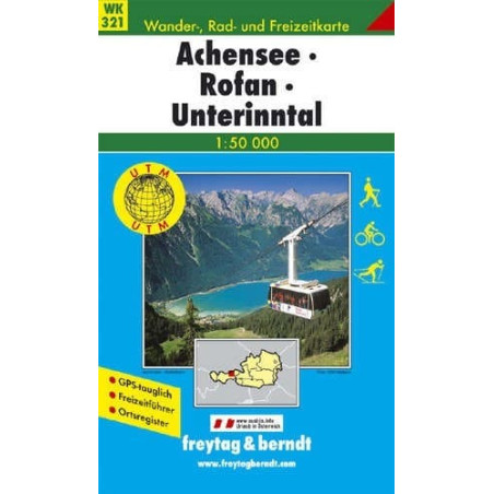 Achat Carte randonnées Achensee-Rofan-Unterinntal Freytag 321