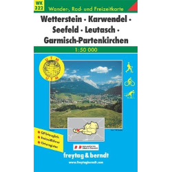 Achat Carte randonnées Wetterstein-Karwendel-Garmisch Partenkirchen Freytag 322