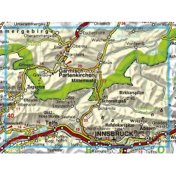 Achat Carte randonnées Wetterstein-Karwendel-Garmisch Partenkirchen Freytag 322