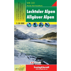 Achat Carte randonnées Lechtaler-Allgäuer Alpen Freytag 351