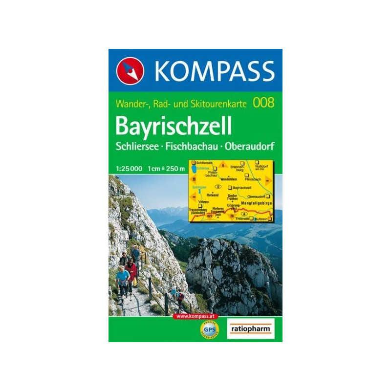 Achat Carte randonnées Bayrischzell-Schliersee Kompass 008