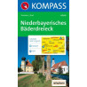 Achat Carte randonnées Niederbayer Bäderdreieck  Kompass 200
