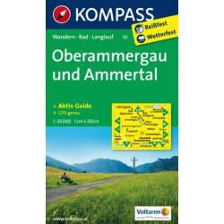 Achat Carte randonnées Oberammergau und Ammertal Kompass 05