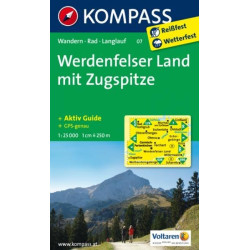 Achat Carte randonnées Werdenfelser Land Kompass  07