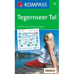 Achat Carte randonnées Tegernseer Tal Kompass 08