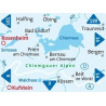 Carte randonnées Chiemsee-Simssee Kompass 10