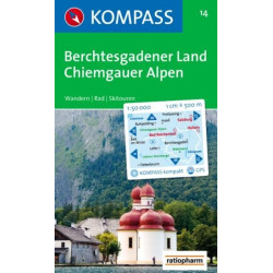 Achat Carte randonnées Berchtesgadener Land-Chiemgauer Alpen Kompass 14