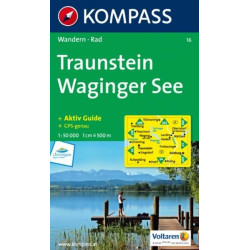 Achat Carte randonnées Traunstein-Waginger See Kompass 16