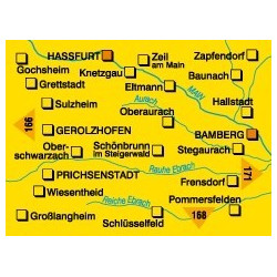 Achat Carte randonnées Nördlicher Steigerwald-Bamberg Kompass 167