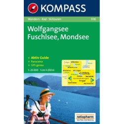 Achat Carte randonnées Wolfgangsee Kompass 018