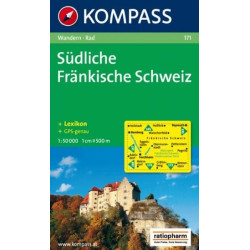 Achat Carte randonnées Fränkische Schweiz Kompass 171