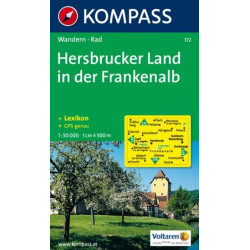 Achat Carte randonnées Hersbrucker Land in der Frankenalb Kompass 172