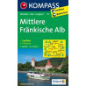 Achat Carte randonnées Mittlere Fränkische Alb Kompass 175