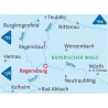 Achat Carte randonnées Regensburg und Umgebung Kompass 176