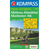 Achat Carte randonnées Mittleres Altmühltal Kompass 177