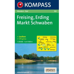 Achat Carte randonnées Freising-Erding-Markt Schwaben Kompass 183
