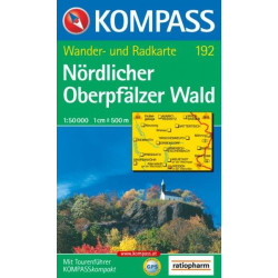 Achat Carte randonnées Nördlicher Oberpfälzer Wald Kompass 192
