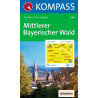Achat Carte randonnées Mittlerer Bayerischer Wald Kompass 196