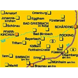 Achat Carte randonnées Pfarrkirchen-Rottal Kompass 200