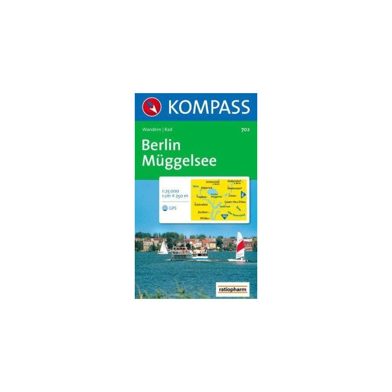 Achat Carte randonnées Berlin-Müggelsee Kompass 702