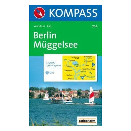 Achat Carte randonnées Berlin-Müggelsee Kompass 702