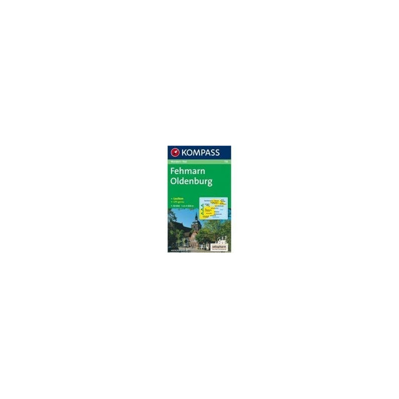 Achat Carte randonnées Fehmarn, Oldenburg Kompass 716