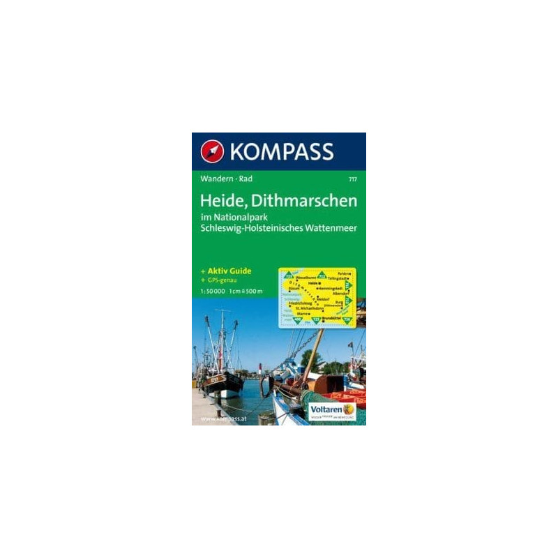 Achat Carte randonnées Heath, Dithmarschen Kompass 717
