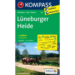 Achat Carte randonnées Lüneburger Heide Kompass 718