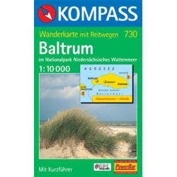 Achat Carte randonnées Baltrum Kompass 730