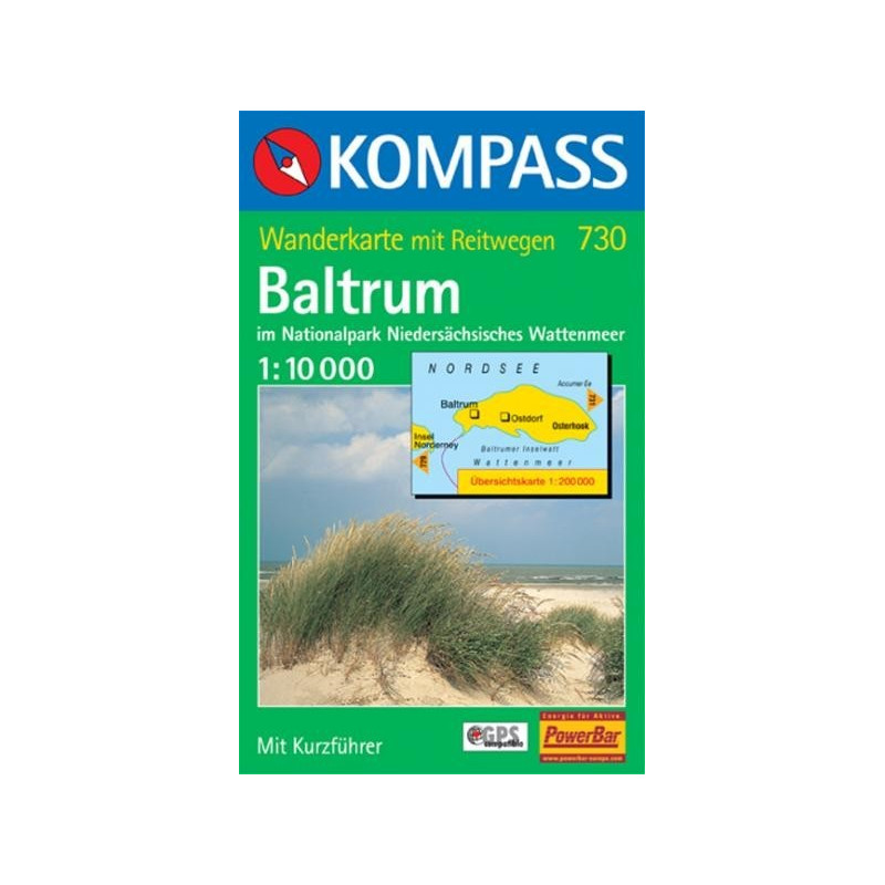 Achat Carte randonnées Baltrum Kompass 730