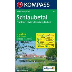 Achat Carte randonnées Schlaubetal, Francfort, Beekow, Guben Kompass 741