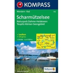 Achat Carte randonnées Scharmützelsee-Teupitz-Köriser Seengebiet Kompass 742